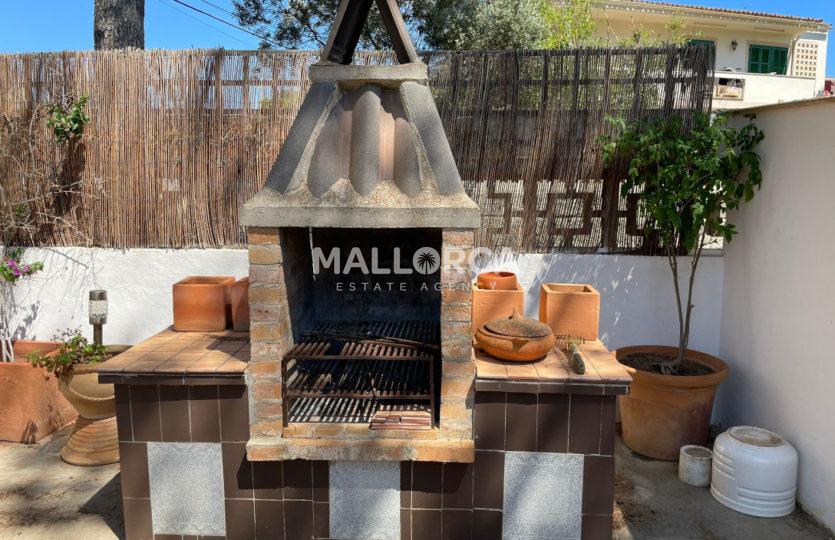 fireplace El Toro family home Mallorca